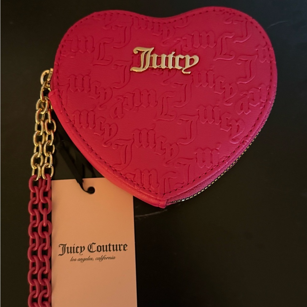 Juicy Couture Pink Heart-Shaped Bag